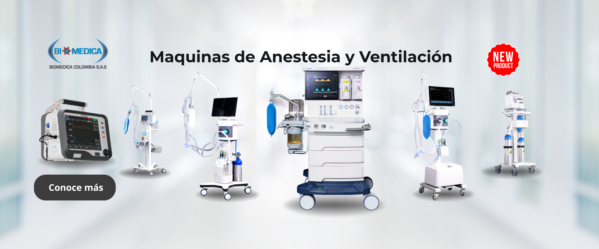 Máquinas de Anestesia y Ventiladores